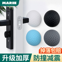 Door Punch Free Doorstopper Silicone Door Anti-Collision Door Thickening New Door Touching Household Buffer Silent Door Top