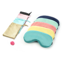 Amazon spot eye mask processing air travel custom embedded silk adjustable sleep eye mask