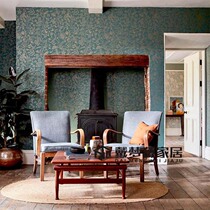 Original imported wallpaper Nordic American modern simple light luxury English bedroom living room background dark pattern Villa wallpaper