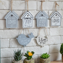 zakka pastoral country creative wooden house Bird wooden brand creative home shop decoration small listing