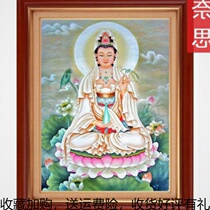 Cross-stitch Guanyin Buddha statue line embroidery New 201 atmospheric embroidery safe Guanyin handmade diy own embroidery Home Show