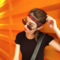 Ethnic style sports hair band men and women dance gymnastics hip hop headgear running fitness basketball headscarf headband Sweat Belt