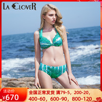 LACLOVER MARINE CHIRIM SERIES 3 4 thick cup bikini swimsuit LC67FF1
