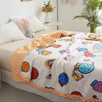 Cotton summer quilt air-conditioned cotton summer thin double quilt machine washable single spring and autumn quilt core