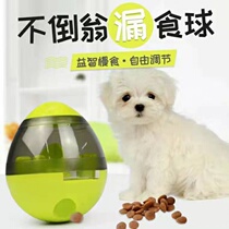 Dog leaking ball dog educational toy tumbler dog food intelligence cat pet snack leaking food device to relieve boredom