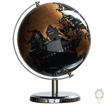 Modern Creative World Globe Luminous Stereo Ornaments Home Wine Cabinet Desk Decoration Gifts