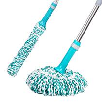 Home Jemusica Lock Self-Wringing Water Mop Home Ramp Up Rotary Wringing Water Mopping Free Hand Wash Mopping Cloth Mopping Cloth
