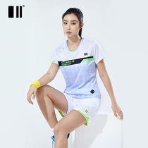 Single Double Number Sport jacket Ladies Summer new short sleeves T-shirt casual sportswear shorts breathable speed dry