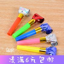 Childrens birthday party Creative blown dragon toy Baby Keisei blow up and blow up Whistle Trumpeter Horn Presents