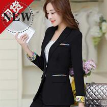 Xiaoxi ih dress female N Korean version of spring and autumn long small jacket tide long sleeve slim small suit female casual West