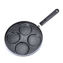 Korean dumpling mold small frying pan four-hole flat rice stone breakfast omelette artifact non-stick frying egg pan mini