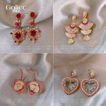 Jewelry wind◆ Heavy Industry High - definition Edition elegant atmospheric stream of Su Pearl Earring in 2022