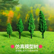 DIY handmade sand table architectural model scene production materials garden landscape plastic finished tree trunk pagoda pine