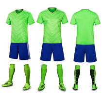 Adult football suit set Boys short sleeves summer childrens training breathable team uniforms for primary and secondary school students sports ball uniforms