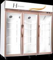 Take the snow real air-cooled commercial refrigerated display cabinet beverage cabinet vertical glass door refrigerator refrigerator freezer vertical exhibition
