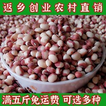 Flower bean flower cowpea small rice bean 500g farmers own ginger bean flower river bean Cowpea Eight treasure bean porridge five grains