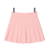 △ leather girl Korean official website 21 * summer soft girl fresh and cute pure color pleated skirt skirt women