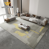 Modern light luxury carpet living room high gray tea table blanket simple abstract Villa cloakroom bedroom carpet mat home