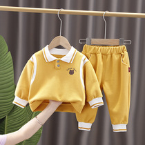 Male baby spring suit 0-1 year-old baby clothes spring and autumn split boys winter clothes handsome childrens clothes