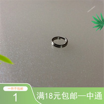 Ailiang Luya(non-flattened Luya steel ring)10 pieces of O-sequined Mino pencil vib connection double ring