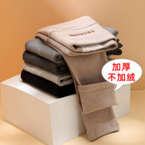 Girls thickened underpants to wear in autumn pure cotton without suede spring autumn style CUHK children long pants foreign air baby autumn pants