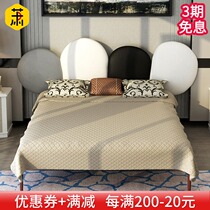 European modern simple princess Wrought iron bed Iron frame Steel frame Double single Adult child 1 2 1 5 1 8 meters