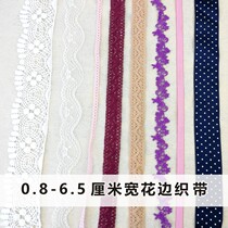 Ribbon accessories cotton woven cotton lace lace jacquard clothes decorative ribbon hair accessories handmade diy1 rice price