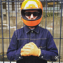 Spot USA Made Regukhale Indian Triumph Take iron locomotive gloves genuine leather perforated breathable driving