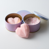 Asight pink love essential oil soap fragrance long-lasting bath bath full body mens and womens face cleansing handmade soap
