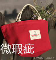 Day-style cute lunchbox bunchbox bag canvas environmentally-friendly hand carrying students to work