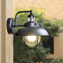 American Retro wall Lamp Outdoor Waterproof Yard light Outdoor Terrace Light Balcony Wall Light Shop door Headlamp