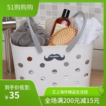 South Korea SCANDINA fashion hollowed-out hand containing basket bathing basket bathing basket bathroom containing basket clothing basket