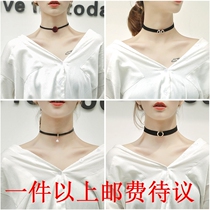 (Aqi)shake sound with the same clavicle chain original lace pearl necklace female multi-layer ins necklace pendant jewelry