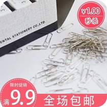 Wholesale office supplies Olindan No 3 paper clip Nickel plated paper clip storage clip pin