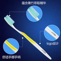 1 Fawn mother small bamboo natural toothbrush adult super soft home toothbrush soft fine brush head family outfit