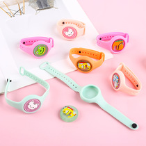 Fumbling Cartoon Flash Mosquito Repellent Bracelet Summer Baby Children Outdoor Mosquito Prevention Waterproof Watch Ground Stall