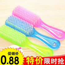 Shoe wash brush plastic brush soft hair Crystal Brush shoe polish multifunctional floor brush cleaning brush laundry brush