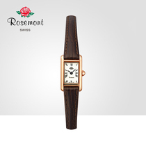Rosemont Swiss personality casual ins mini Dial Leather rose watch star same model