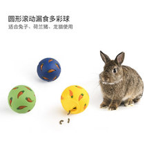 Carrot leaky ball Round foraging interactive toy Rabbit Pig Pig Chinchilla leaky food toy