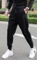 Boomer Kharen Pants Men 2021 Spring Autumn New Plus Suede Casual Pants Tightness Black Trendy Bunches Youth Sports Sweatpants