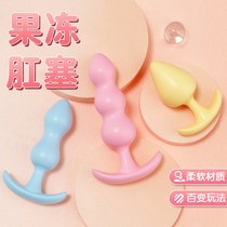 3 Jelly Anal Development Sexual Products Tail Anal Tail Out to Wear Small Novice Chrysanthemum Stick Back Court