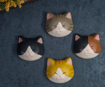 Spot Japan Kyoto and paper dragon and tiger hand-made lucky cute kitten magnet refrigerator stickers Post-it notes