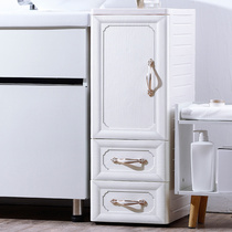 European-style open door kitchen crevice storage cabinet Drawer bathroom storage storage cabinet Household multi-layer crevice cabinet