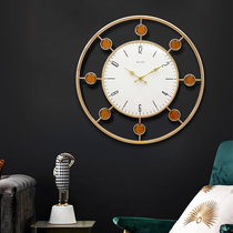 Light extravagant fashion Decorative Clocks Nets Red Creativity Home Hanging Clock Living Room Minimalist Clock Hanging Wall Modern Muted Hanging Watch