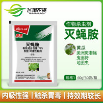 Jiangxi Heyi Qiang 75% cyromazine spot flies flies maggots ghosts map worms leafminers 60g