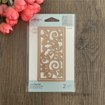 Spellbinders Branch Rectangle Leaf Border Imported Die