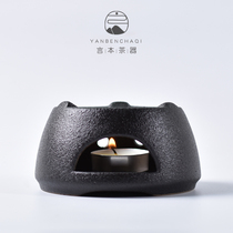 Word of this day style coarse pottery warm tea stove small number candle wine fine lamp cooking tea machine base brief household warm wine warm tea stove