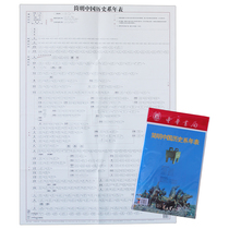 (Uncommon characters pinyin notation) Concise Chinese history chronology chronology chronology of emperors emperors dynasties timeline chart timeline sequence table Zhonghua Book Bureau