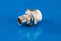 Jinde 4 points 20 6 points 25PPR outer wire copper live connection water pipe Hot melt PPR water pipe fittings fittings connector