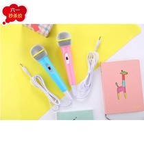 Early education machine microphone Fire Rabbit rice egg famous school hall general microphone childrens video story machine microphone wired